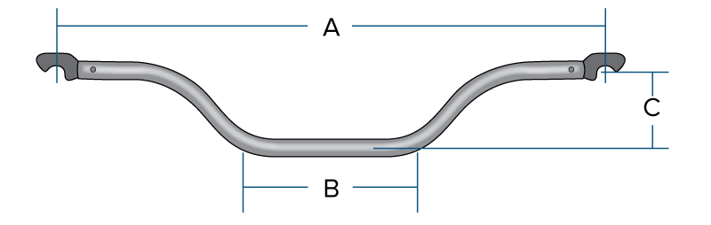 NRS Frame Foot Bar with LoPro's