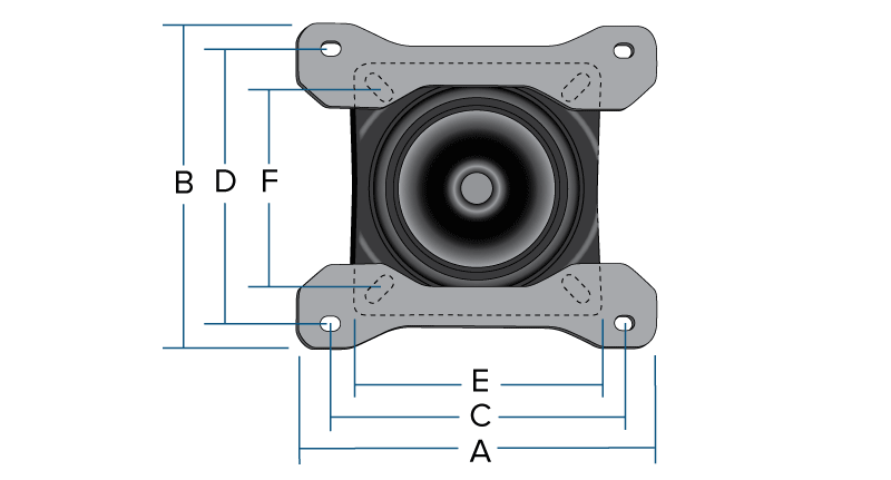 Swivel and Plates for Padded Raft Seats