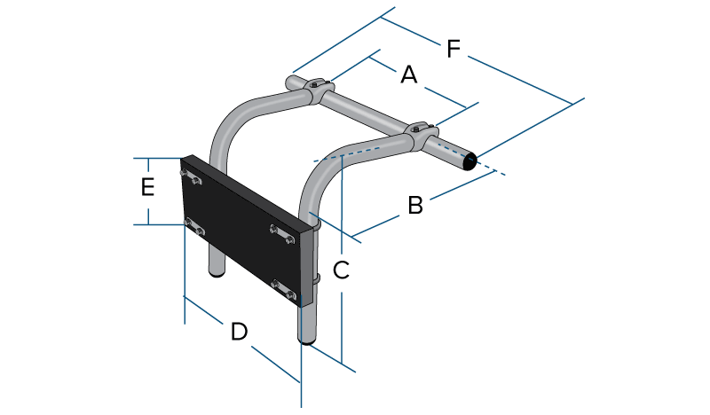 NRS Frame Raft Motor Mount