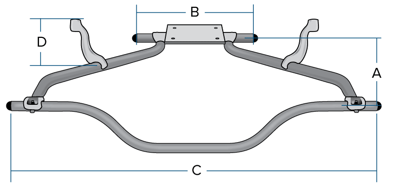 NRS Raft Stern Frame Anchor System - Forged LoPro - Just Liquid Sports