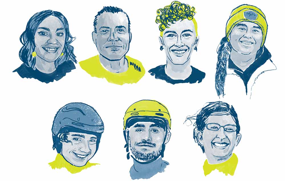 Illustrations of the 2021 NRS LEAD Ambassadors