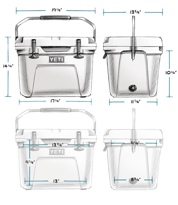 Roadie 20 Cooler  YETI - Tide and Peak Outfitters