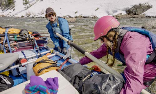 Skiing the Middle Fork of the Salmon River
